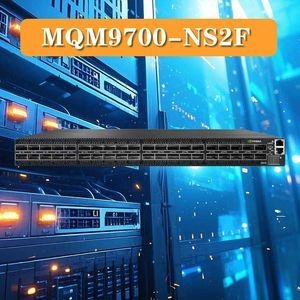 Wlan Support Mqm9700-HS2f Mqm9700-Ns2r Quantum-2 Ndr Infiniband Switch 400GB/S Mellanox Advanced Technology