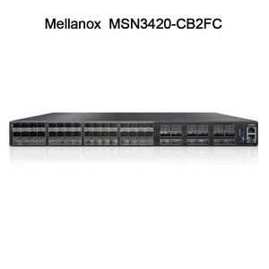 Maksymalna prędkość 100g, oparty na Nvidia Spectrum-2, 1U otwarty przełącznik Ethernet z Cumulus Linux, 48 portów SFP28, 12 portów QSFP28, MSN3420-CB2FC