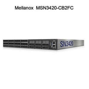 Przełącznik Ethernet MSN3420-CB2FC z technologią Eth 48 portów SFP28, 12 portami QSFP28, z prędkością transmisji 25G i 100G