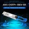 QSFP 40G SR BD 40G/100GB Dual Rate Bidi BDSr 850nm 100m Złącze Duplex LC Wielomodowy QSFP 40G SR Transceiver światłowodowy