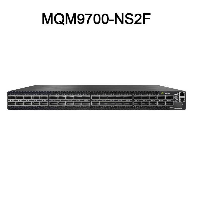 MQM9700-NS2F Mellanox Infiniband Switch Quantum 2 NDR Oprogramowanie 64 NDR Porty 32 Osfp Porty 2 Moc