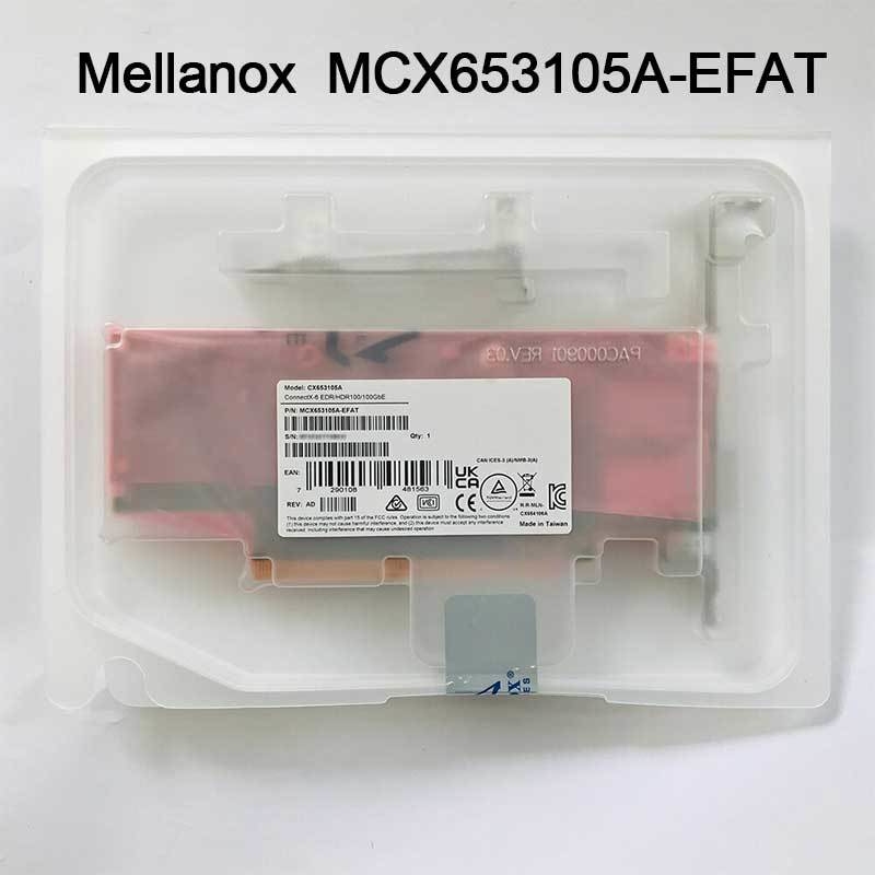 100 g MCX653105A-EFAT Karta sieciowa Mellanox Adapter ConnectX-6 VPI do serwera