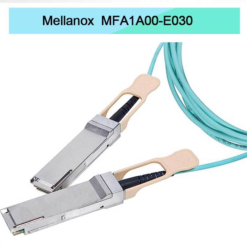 Kabel AOC Mellanox QSFP oparty na VCSEL MFA1A00-E030 IB EDR do 100 Gb/s
