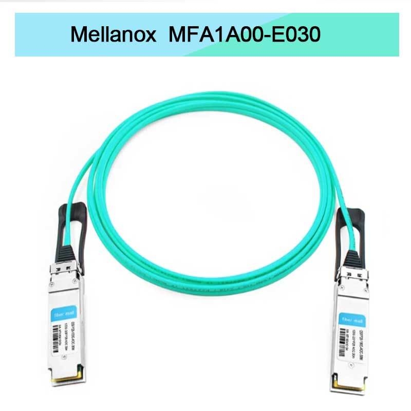 Kabel AOC Mellanox QSFP oparty na VCSEL MFA1A00-E030 IB EDR do 100 Gb/s