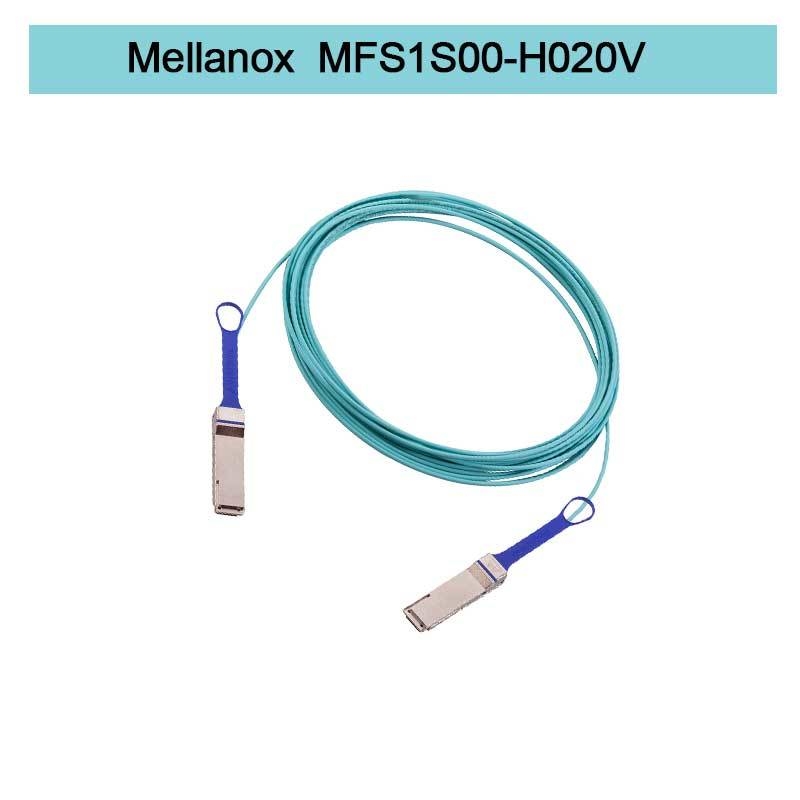 MFS1S00-H020V(980-9I45T-00H020) Mellanox Kabel AOC Ethernet 200GbE QSFP56 Aktywny Kabel Optyczny kable infiniband