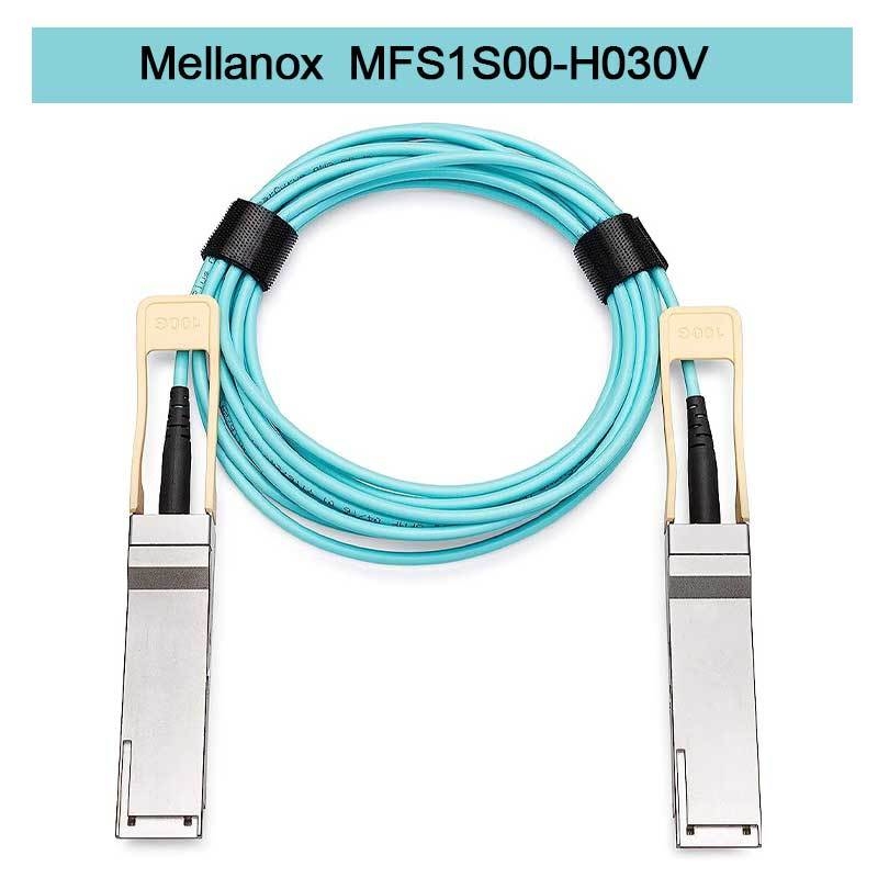 MFS1S00-H030V(980-9I440-00H030)  Kabel sieciowy AOC IB HDR do 200 Gb/s QSFP56 30m 200GBase-AOC QSFP56 do QSFP56