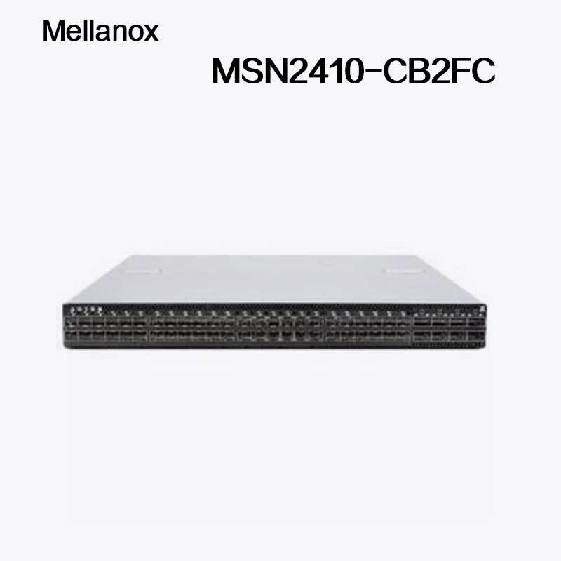 MSN2410-CB2FC Mellanox sN2410Mellanox Przełącznik sieciowy Cumulus Linux 48 portów SFP28 8 portów QSFP28