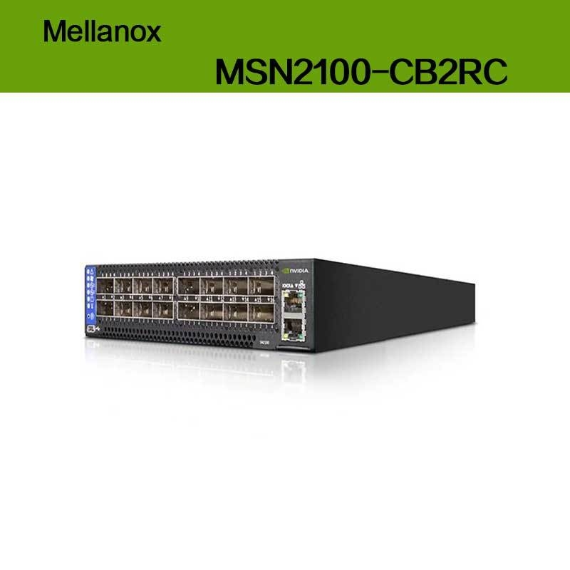 Maksymalna prędkość EDR Nvidia Mellanox Spectrum, oparty na 100gbe 1u otwarty przełącznik Ethernet z Cumulus Linux MSN2100-CB2RC, 16 portów Qsfp28