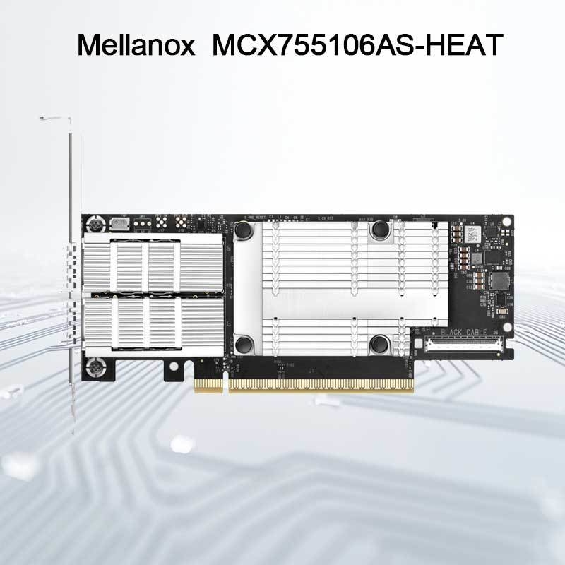 MCX755106as-Heat (900-9X7AH-0078-DTZ) Nvidia Connectx-7 200g Adapter Ethernet z podwójnymi portami