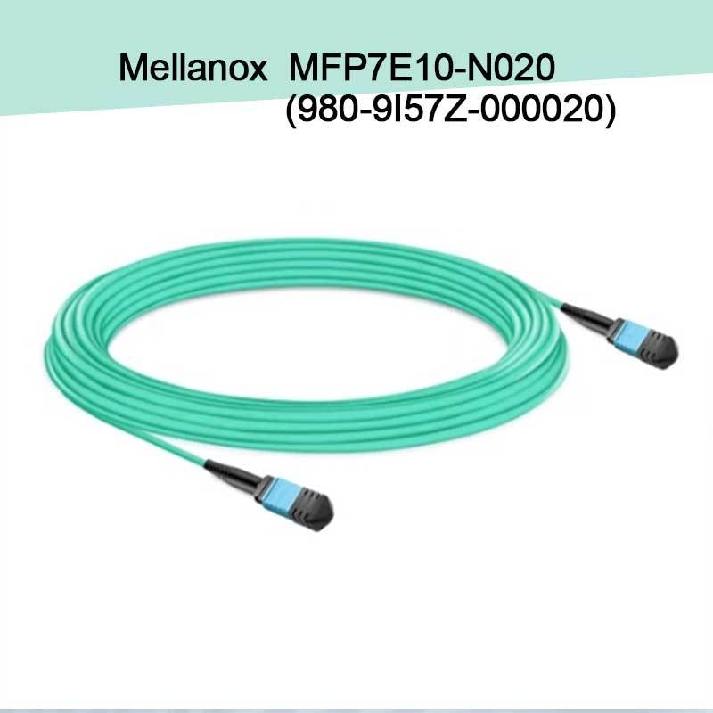 Nvidia Mfp7e10-Nxxx Kabel światłowodowy multimodowy Mfp7e10-N020 (980-9I57Z-000020) Mmf, MPO12 APC do MPO12 APC, 20m