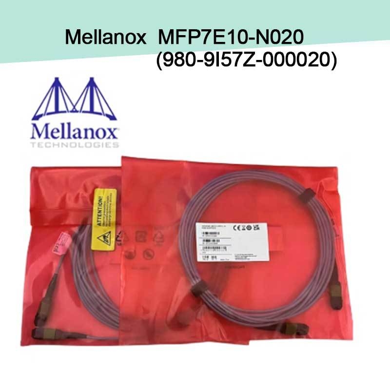 Nvidia Mfp7e10-Nxxx Kabel światłowodowy multimodowy Mfp7e10-N020 (980-9I57Z-000020) Mmf, MPO12 APC do MPO12 APC, 20m