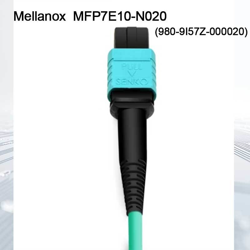 Nvidia Mfp7e10-Nxxx Kabel światłowodowy multimodowy Mfp7e10-N020 (980-9I57Z-000020) Mmf, MPO12 APC do MPO12 APC, 20m