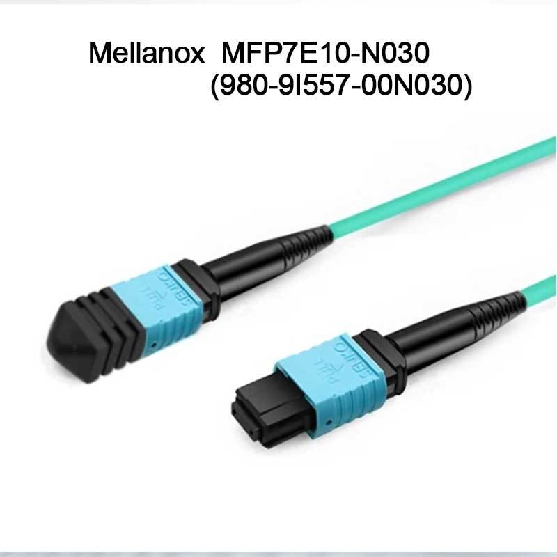 Kabel światłowodowy wielomodowy Nvidia Mfp7e10-Nxxx Mfp7e10-N030 (980-9I557-00N030) MMF, MPO12 APC do MPO12 APC, 30m