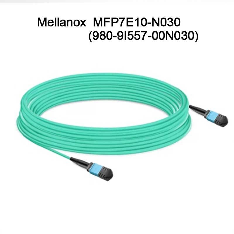 Kabel światłowodowy wielomodowy Nvidia Mfp7e10-Nxxx Mfp7e10-N030 (980-9I557-00N030) MMF, MPO12 APC do MPO12 APC, 30m