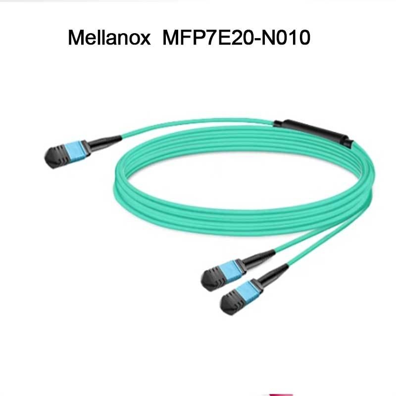 Kabel światłowodowy rozdzielacza wielomodowego Nvidia Mfp7e20-Nxxx Mfp7e20-N010 Mmf, MPO12 APC do 2xmpo12 APC