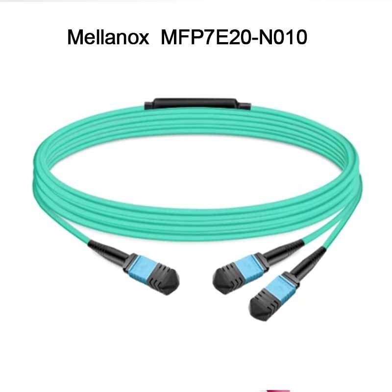Kabel światłowodowy rozdzielacza wielomodowego Nvidia Mfp7e20-Nxxx Mfp7e20-N010 Mmf, MPO12 APC do 2xmpo12 APC