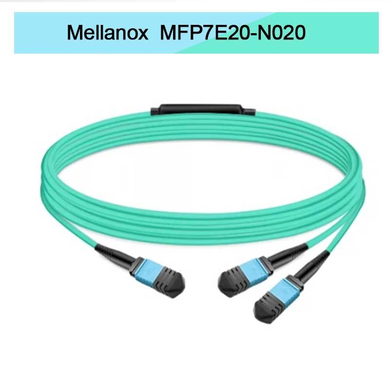 Nvidia Mfp7e20-Nxxx Optical Multimode Splitter Fiber Cable Mfp7e20-N020 Mmf, MPO12 APC do 2xmpo12 APC