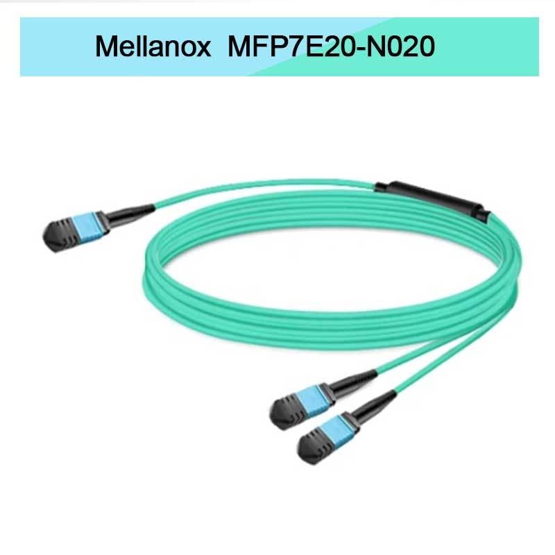 Nvidia Mfp7e20-Nxxx Optical Multimode Splitter Fiber Cable Mfp7e20-N020 Mmf, MPO12 APC do 2xmpo12 APC