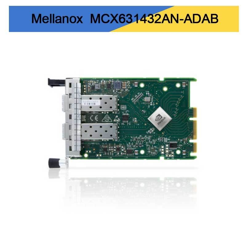 Nvidia MCX631432an-Adab Connectx-6 Lx En Adapter Card, 25GB Ocp3.0, z zarządzaniem hostem, podwójnym portem SFP28, Pcie 4.0 X8, bez kryptowaluty, thumbscrew (Pull Tab) Bracke