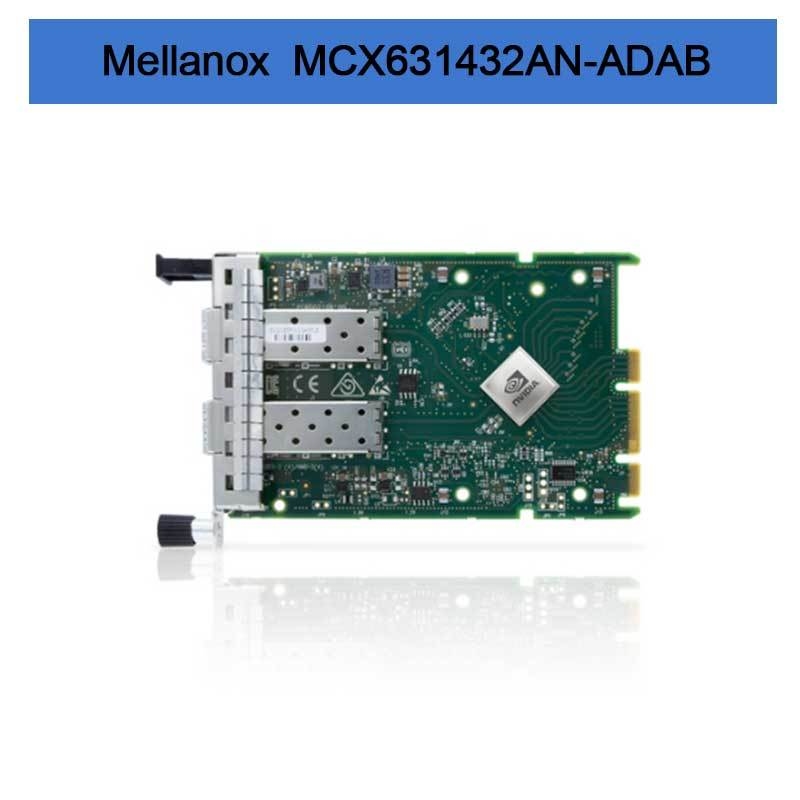 Nvidia MCX631432an-Adab Connectx-6 Lx En Adapter Card, 25GB Ocp3.0, z zarządzaniem hostem, podwójnym portem SFP28, Pcie 4.0 X8, bez kryptowaluty, thumbscrew (Pull Tab) Bracke