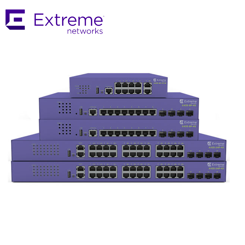 24P Extreme Networks X435 AVB Switch X435 4S 68Gbps 50.6Mpps nowy i oryginalny