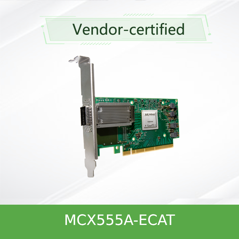Karta sieciowa Mellanox VPI Mellanox 100gbe Karta adaptera Nic MCX555A-ECAT ConnectX-5 EDR 100GbE