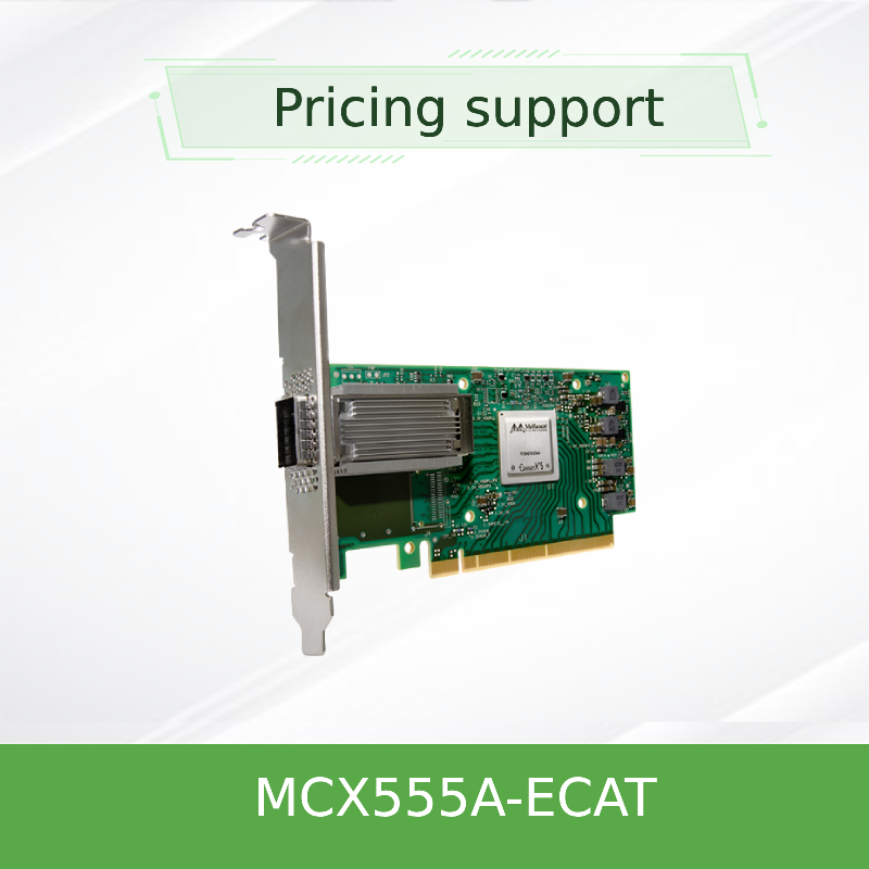 Wysokiej prędkości karta adaptera Connectx-5 EDR do sieci 100GB/S MCX555A-Ecat