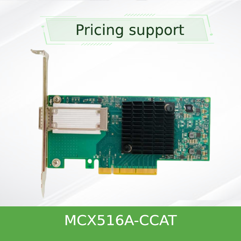 CX516A ConnectX-5 100GbE MCX516A-CCAT Podwójny port QSFP28 Adapter PCI-E