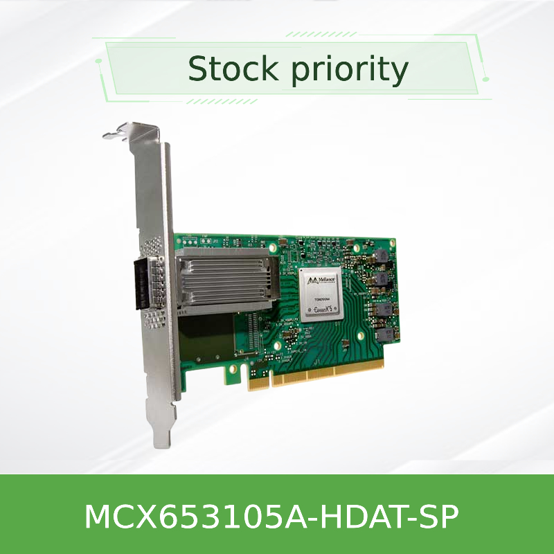 Mellanox ConnectX-6 MCX653105A-HDAT-SP VPI Jednoportowa karta adaptera HDR 200Gb/s InfiniBand & Ethernet, PCIe 3.0/4.0 x16