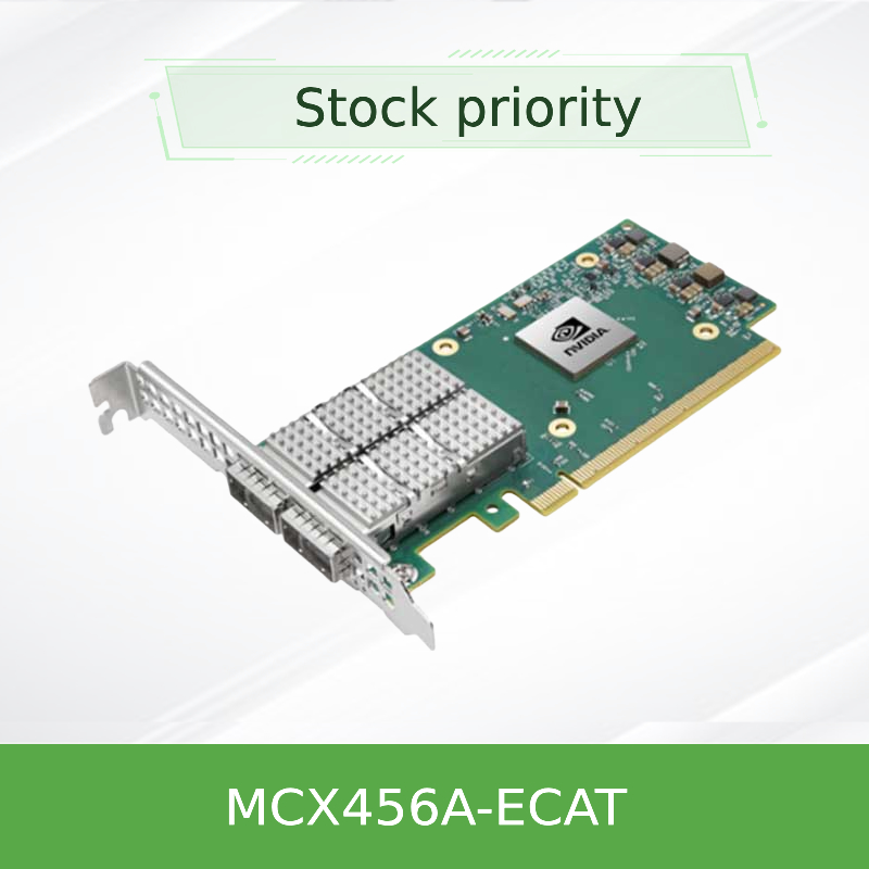 Nowa oryginalna karta Nvidia MCX456A-Ecat Connectx-4 Infiniband/Ethernet