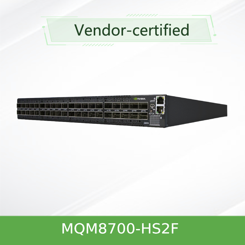 MQM8700-HS2F(920-9B110-00FH-0MD) Przełącznik sieciowy Mellanox Quantum Hdr Infiniband, 40 portów QSFP56
