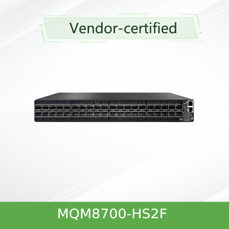 MQM8700-HS2F(920-9B110-00FH-0MD)  Przełącznik sieciowy Quantum Mellanox Hdr 40 portów 200 Gbit/s 40 portów Infiniband