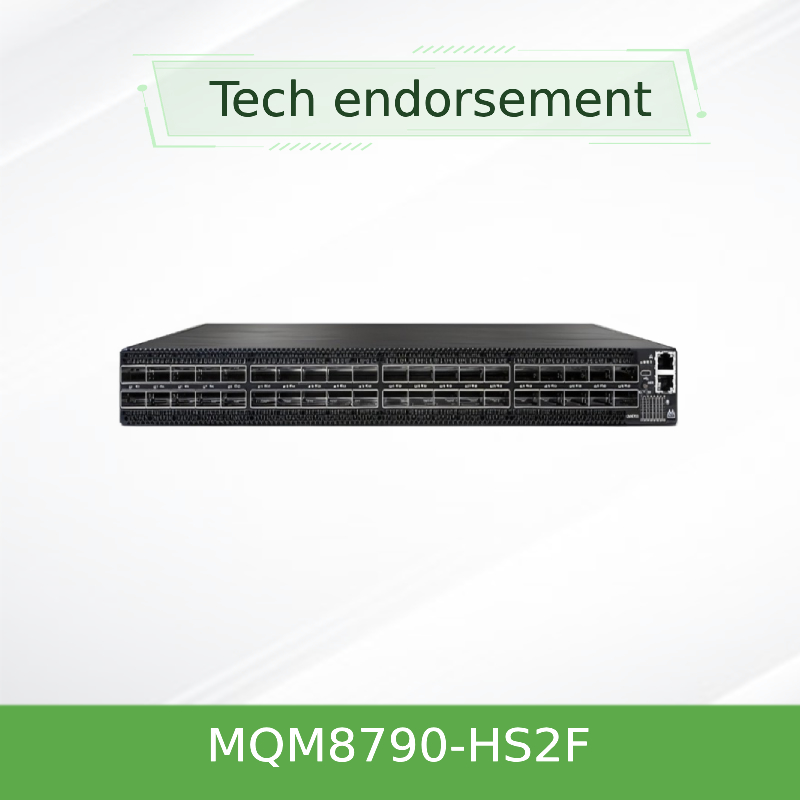 MQM8790-HS2F(920-9B110-00FH-0D0) HDR Mellanox Infiniband Network Przełącznik 40 QSFP56 Porty 2 Zasoby zasilania AC