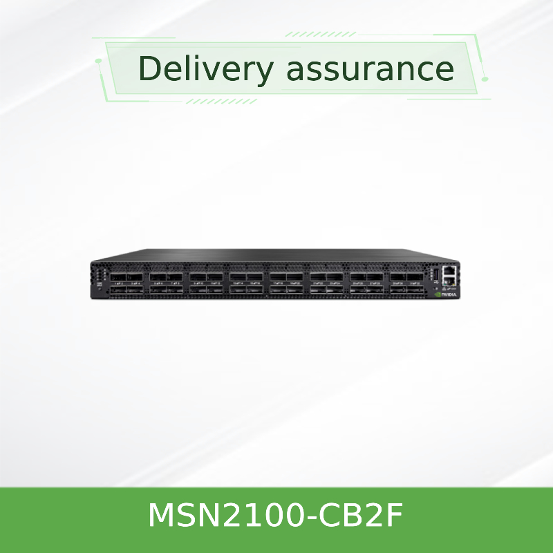 2-rdzeniowy przełącznik Mellanox SN2000 o małej głębokości MSN2100-CB2F 100GbE 1U 16 portów QSFP28 2 zasilacze AC X86
