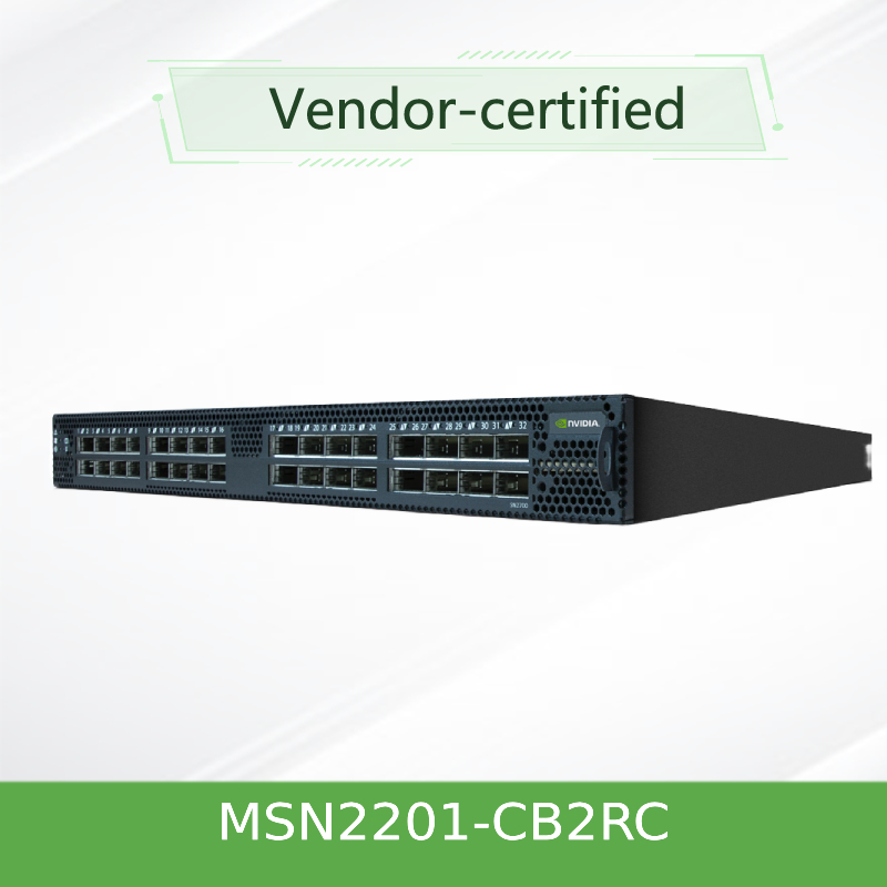 Układany przełącznik Nvidia Ethernet MSN2201-CB2RC do sieci