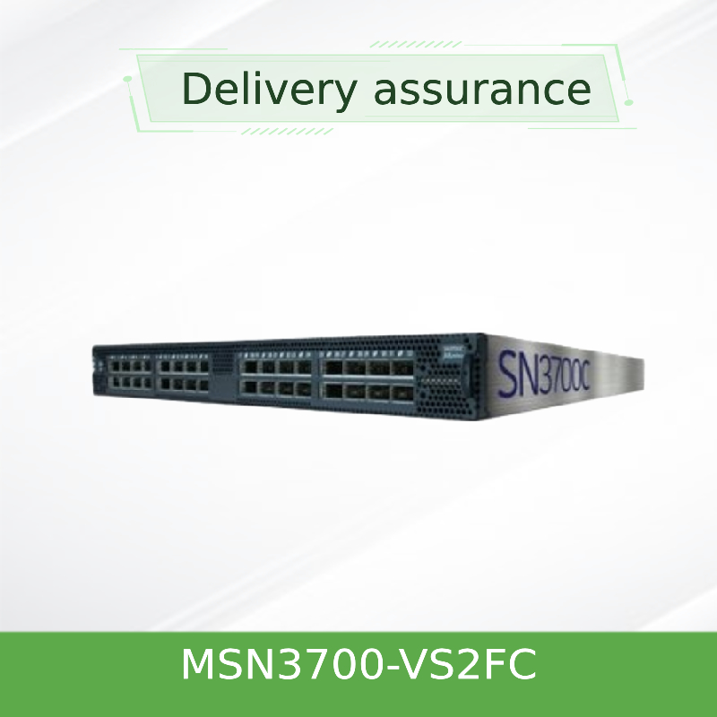 2 zasilacze AC Mellanox Open Network Switch Cumulus Linux Switch MSN3700-VS2FC 200GbE 1U