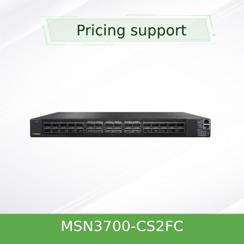 Cumulus Linux 2 zasilacze prądu przemiennego Przełącznik sieciowy Mellanox MSN3700 — CS2FC 100GbE 1U 32 porty QSFP28