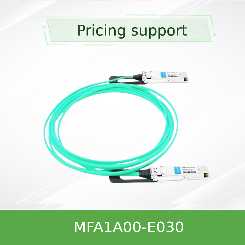 Kabel AOC Mellanox QSFP oparty na VCSEL MFA1A00-E030 IB EDR do 100 Gb/s