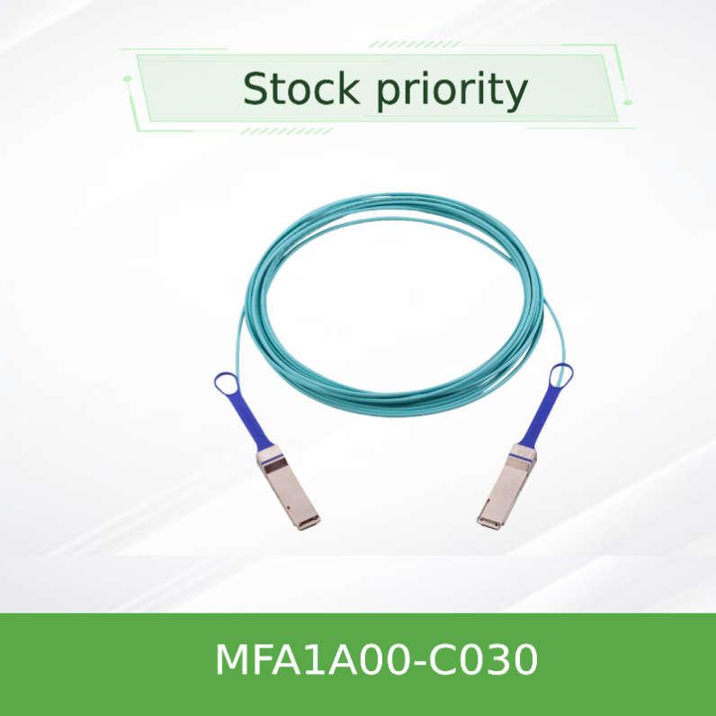 Aktywne kable optyczne AOC Mellanox 100GbE MFA1A00-C030 QSFP LSZH 30m