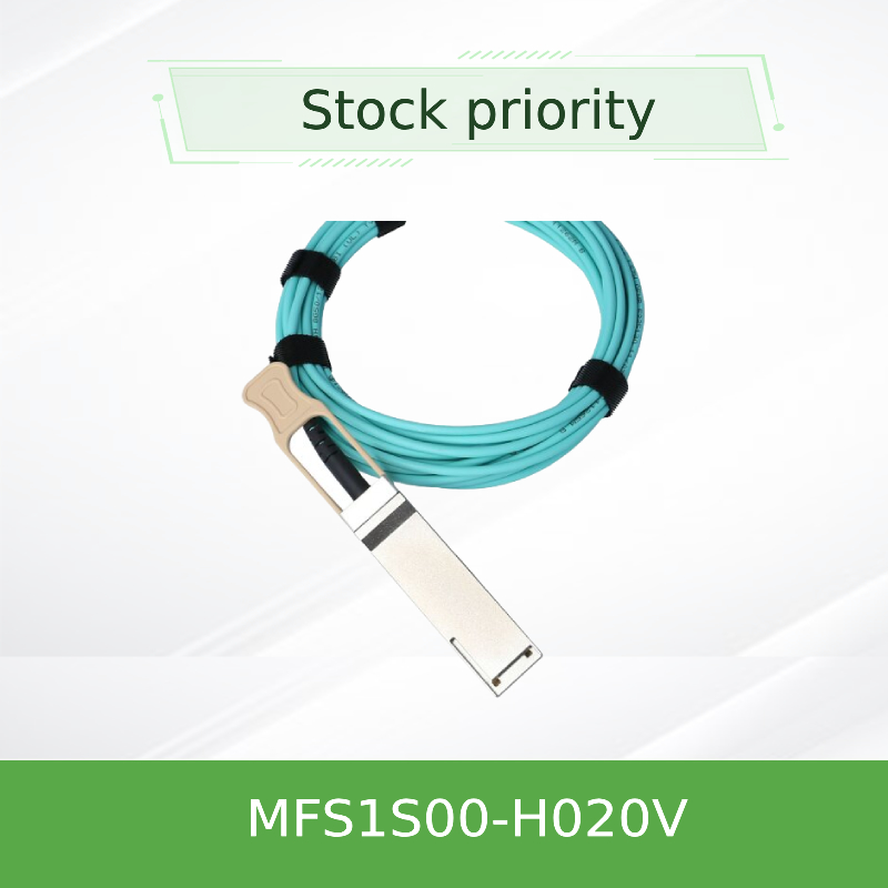 Konsola Kabel Mellanox AOC MFS1S00-H020V IB HDR Do 200 Gb/s QSFP56 Kabel sieciowy 20 m