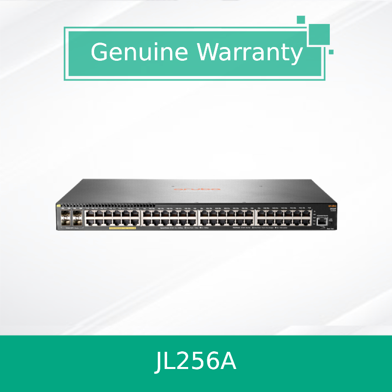 Hpe Aruba Networking 2930f 48g Poe+ 4SFP+ Switch JL256A Nowy i oryginalny