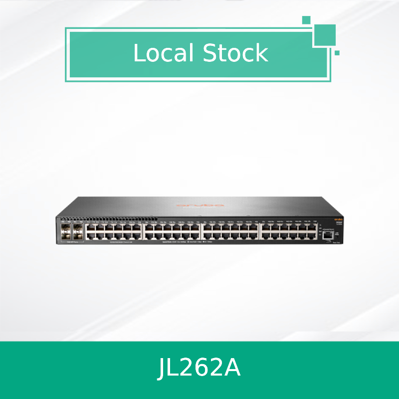 Hpe Aruba Networking 2930f 48g Poe+ 4SFP 370W Przełącznik (JL262A) Nowy i oryginalny