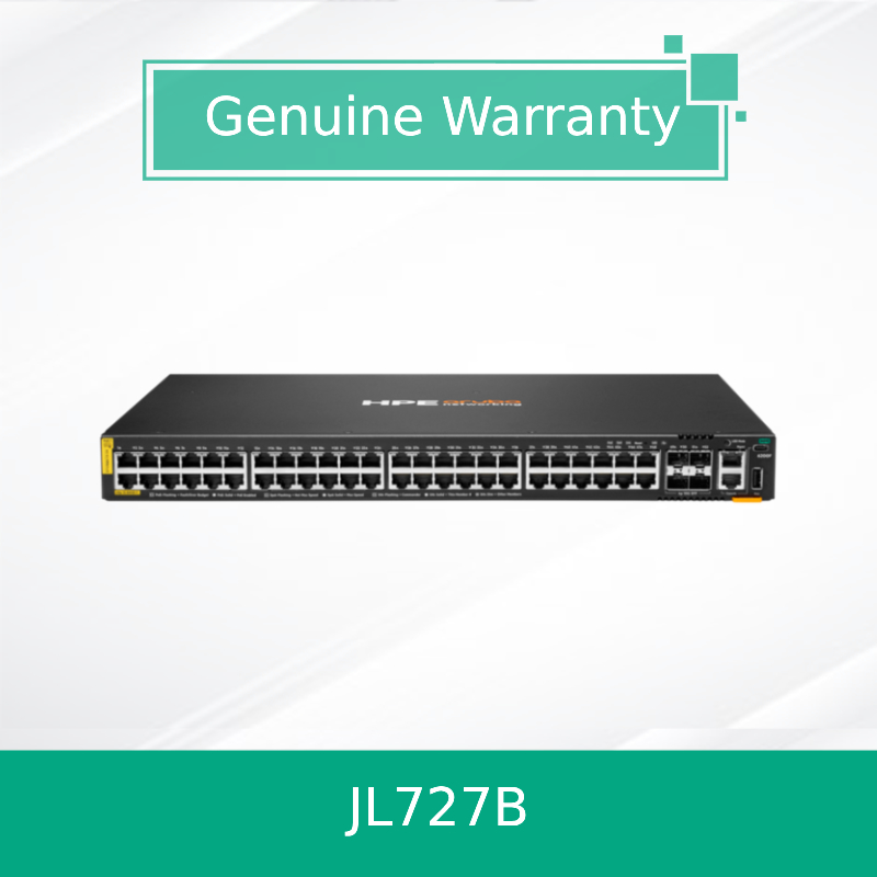 W 100% Oryginalne Produkty Hpe Aruba Networking Cx 6200f 48g Class-4 Poe 4SFP+ 370W Switch (JL727B)
