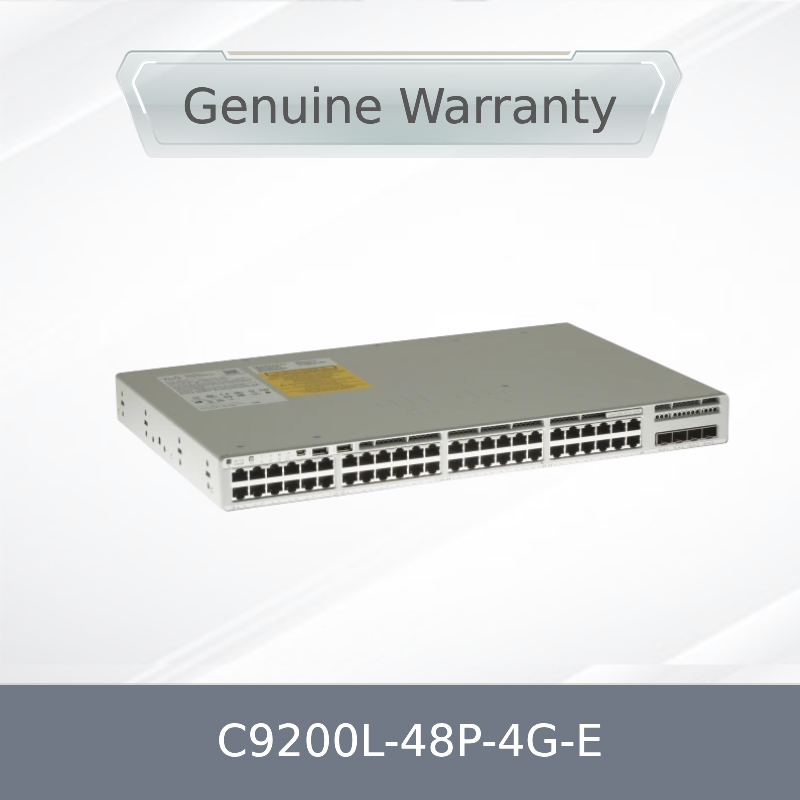 Przełącznik sieciowy C9200L-48p-4G-E Nowy i oryginalny 9200L 48-portowy PoE 4 1G SFP Uplink