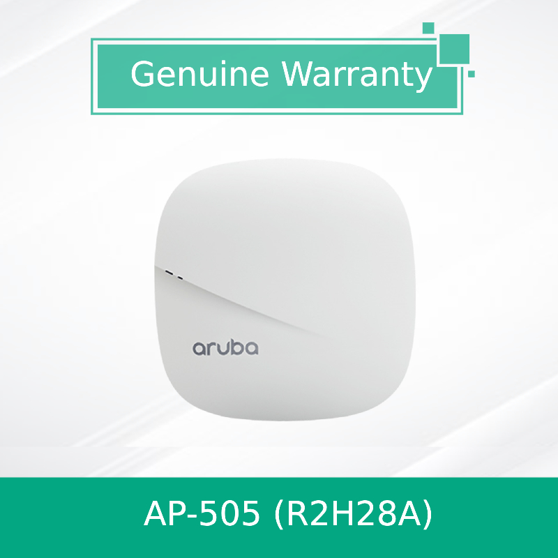 Punkt dostępowy Aruba AP-505 (R2H28A) Wi-Fi 6 802.11ax, bezprzewodowy, wewnętrzny, gotowy do IoT