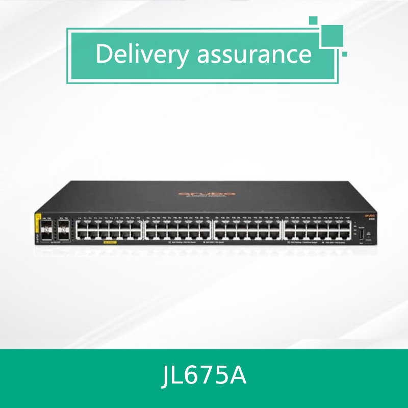 HPE Aruba CX 6100 JL675A 48-port Gigabit PoE+ przełącznik 370W klasa 4 4x SFP+ zarządzana warstwa 2