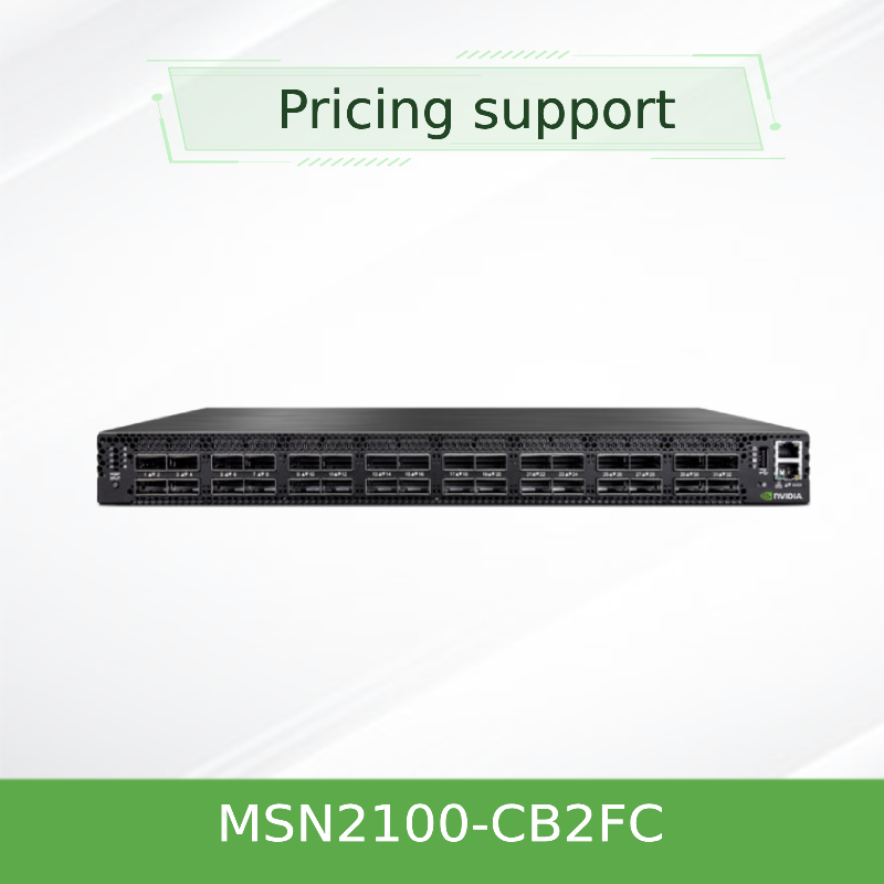 NVIDIA Spectrum SN2100 MSN2100-CB2FC 100GbE Open Ethernet Switch | 16-portowy QSFP28 | Sieci dla centrów danych i chmury