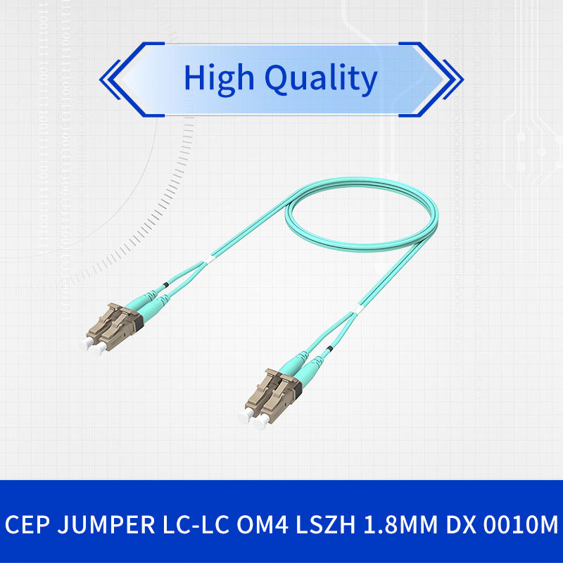 CommScope OM4 LC Duplex Fiber Optic Patch Cord - Precision Engineered for Hyperscale Data Centers