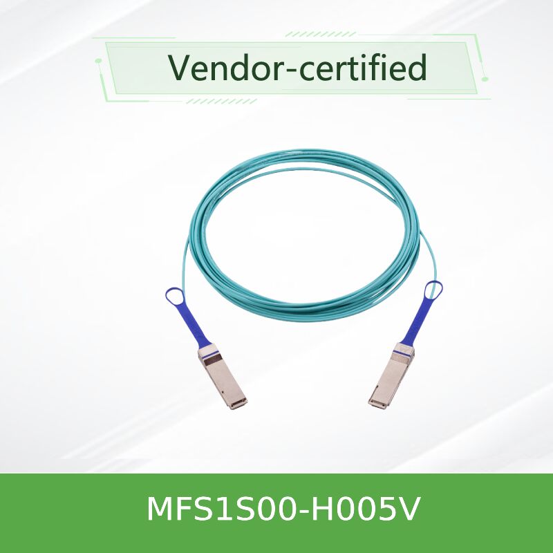Mellanox MFS1S00-H005V 5m 200Gb/s QSFP56 Active Optical Cable for High-Performance Data Center Networks