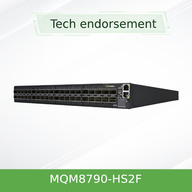 Przełącznik NVIDIA Quantum MQM8790-HS2F 200G InfiniBand 40-portowy niezarządzany 200Gb/s Alternatywa dla Mellanox